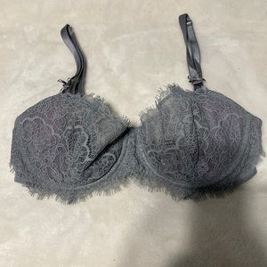 Victoria’s Secret dream angels Wicked Unlined Lace Balconette Bra push-up 32D